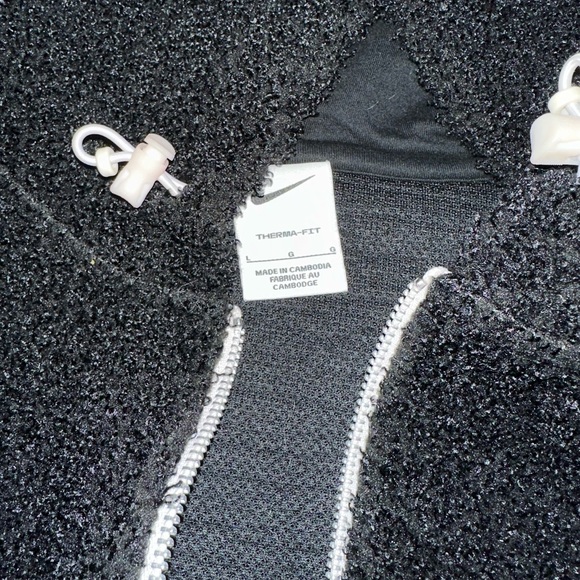 Nike Faux Fur Hooded Zip Up Jacket - Picture 6 of 8